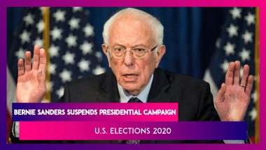 Bernie Sanders Pulls Out Of US Democratic Party’s Presidential Nominee Race, Makes Way For Joe Biden