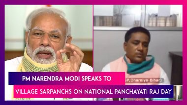 PM Narendra Modi Speaks To Village Sarpanchs On National Panchayati Raj Day, Speech Highlights