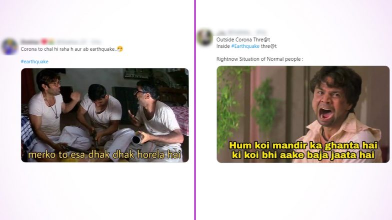 Earthquake in Delhi Make Netizens Shout ‘WTH Is Happening!’ Funny Memes and Jokes Take Over Twitter As Users Unleash Funny Side Even in Such Difficult Times
