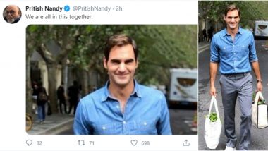 Roger Federer's Old Pic Carrying Grocery Bags Goes Viral During Coronavirus Pandemic; Netizens Once Again Mistake Him for Arbaaz Khan!