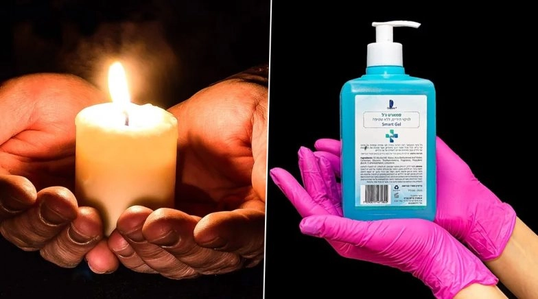 Take Precautions About Alcohol-Based Hand Sanitiser While Lighting Diyas and Candles on April 5, 9 P
