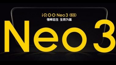 iQOO Neo 3 5G Featuring Snapdragon 865 Chipset To Be Launched in China on April 23: Report