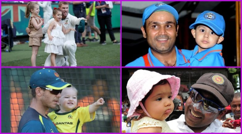 Cricketers With Their Children: ICC's Latest Thread on Twitter is Loaded With Cuteness