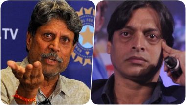 Kapil Dev Rejects Shoaib Akhtar’s Idea of India vs Pakistan Series Amid Coronavirus Pandemic, Says, ‘India Does Not Need Money, Why Put Cricketers’ Lives in Danger?’