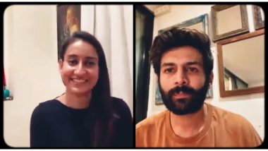 Kartik Aaryan Interviews Sumiti Singh, One of India's First COVID-19 Survivor, Compares Her With Jimmy Sheirgill From Munna Bhai MBBS (Watch Video)