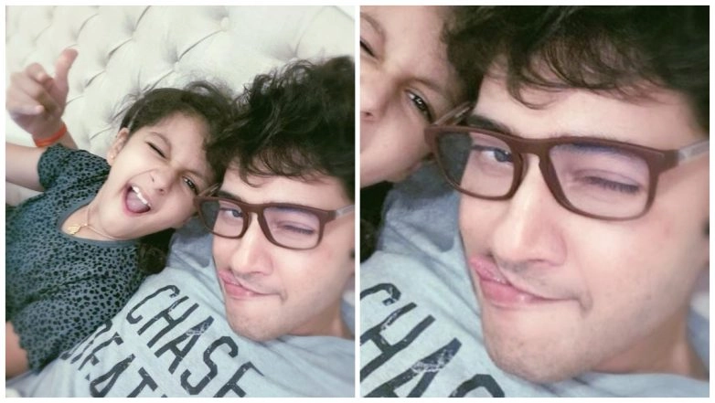 Mahesh Babu Shares a Goofy Qurantine Selfie with Daughter Nitara
