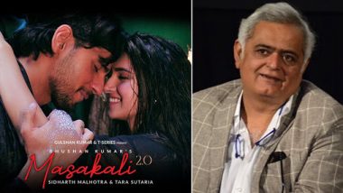 Hansal Mehta Has A Perfect Solution To Stop More Remixes Like Masakali 2.0 That Stars Sidharth Malhotra And Tara Sutaria - Read Here