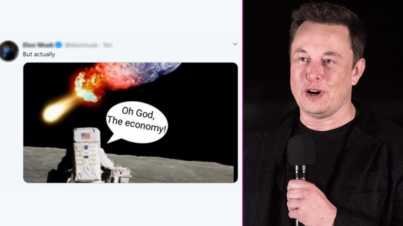 Elon Musk Hints at Coming ‘Doomsday on Earth’ With ‘Oh God, the Economy’ Comment? Latest Tweet by SpaceX CEO Sparks Meme-Fest and Reactions