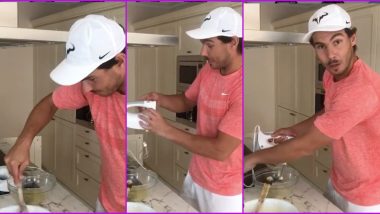 Rafael Nadal in Kitchen! Tennis Star Says It Would Have Been Easier to Play in Monte Carlo Masters (Watch Video)