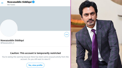 Nawazuddin Siddiqui's Spokesperson Tell Us Why His Twitter Account Has Been Restricted