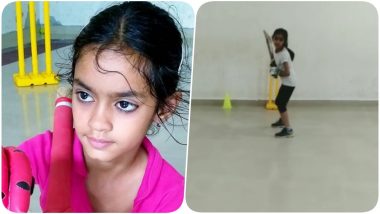7-Year-Old Prodigy Pari Sharma Would Give Cricketing Stalwarts a Run for Their Money (Watch Video)