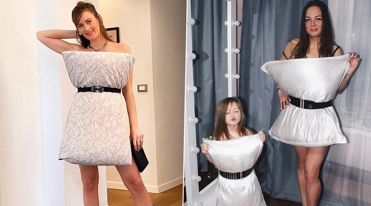 Miss Posting OOTD? Take #QuarantinePillowChallenge on Instagram Just Like These Netizens Who Are Turning Pillows Into Chic Outfits (View Pics) Miss Posting OOTD? Take #QuarantinePillowChallenge on Instagram Just Like These Netizens Who Are Turning Pillows Into Chic Outfits (View Pics)