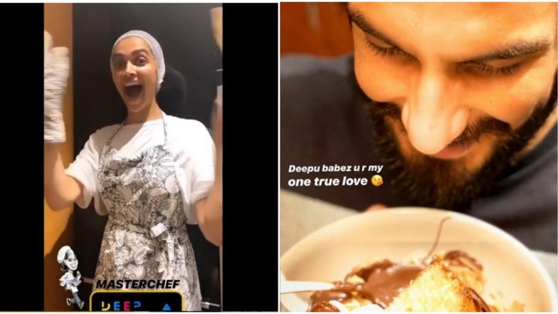 Deepika Padukone Dons Chef’s Hat for Ranveer Singh During COVID-19 Lockdown (View Pics)