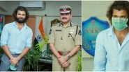 Hyderabad Police Officers Request Vijay Deverakonda to Ask People to Cooperate Amid Coronavirus Lockdown (View Pics)
