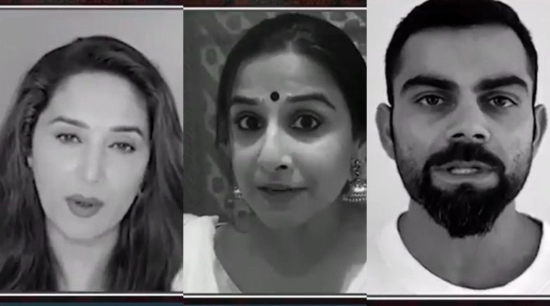 Madhuri Dixit, Vidya Balan, Virat Kohli and Other Celebs Create Awareness About Domestic Violence 