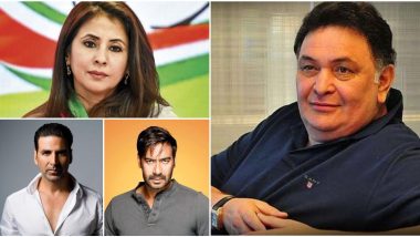 Rishi Kapoor Death: Akshay Kumar, Ajay Devgn, Urmila Matondkar and Other Bollywood Celebs Pay Condolences On Social Media