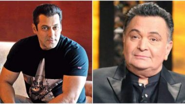 Rishi Kapoor No More: Salman Khan Mourns the Veteran Actor's Sad Demise, Offers Condolences to his Friends and Family