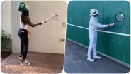 Coco Guaff Accepts Roger Federer&rsquo;s Training From Home Challenge, Teenage Tennis Sensation Takes Way too Many Tries to Get the Drill Right (Watch Video)