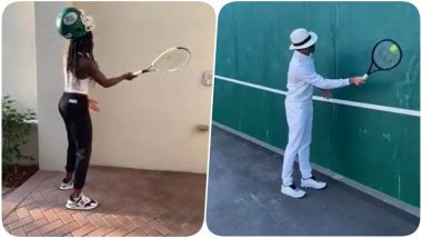 Coco Guaff Accepts Roger Federer’s Training From Home Challenge, Teenage Tennis Sensation Takes Way too Many Tries to Get the Drill Right (Watch Video)