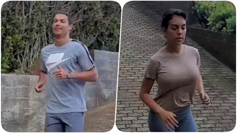 Cristiano Ronaldo Sweats it Out With his Girlfriend Georgina Rodriguez, Posts a Video of the Workout (Watch Video)