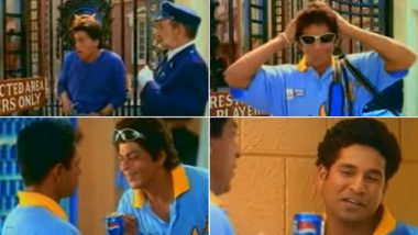 Flashback Friday: Shah Rukh Khan Pretends To Be Sachin Tendulkar In This Old Soft Drinks Commercial And Makes Us Say 'Ahaan' (Watch Video)