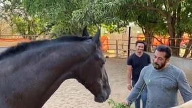 Salman Khan Eats Grass With His Horse And We Have Seen Everything Now (Watch Video)