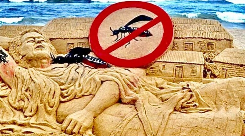 On World Malaria Day 2020, Sudarsan Pattnaik Crafts Sand Art to Raise Awareness on the Disease 