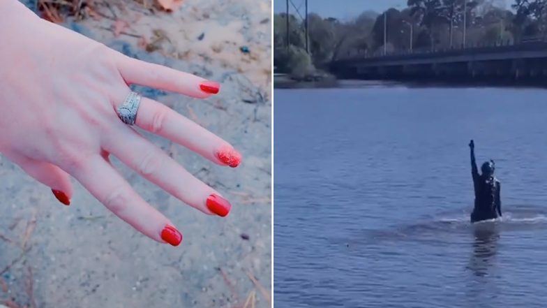 Scuba Diver, Jake Koehler Finds Diamond Ring That a TikTok User Threw Away in River After Husband Cheated on Her (Watch Videos)