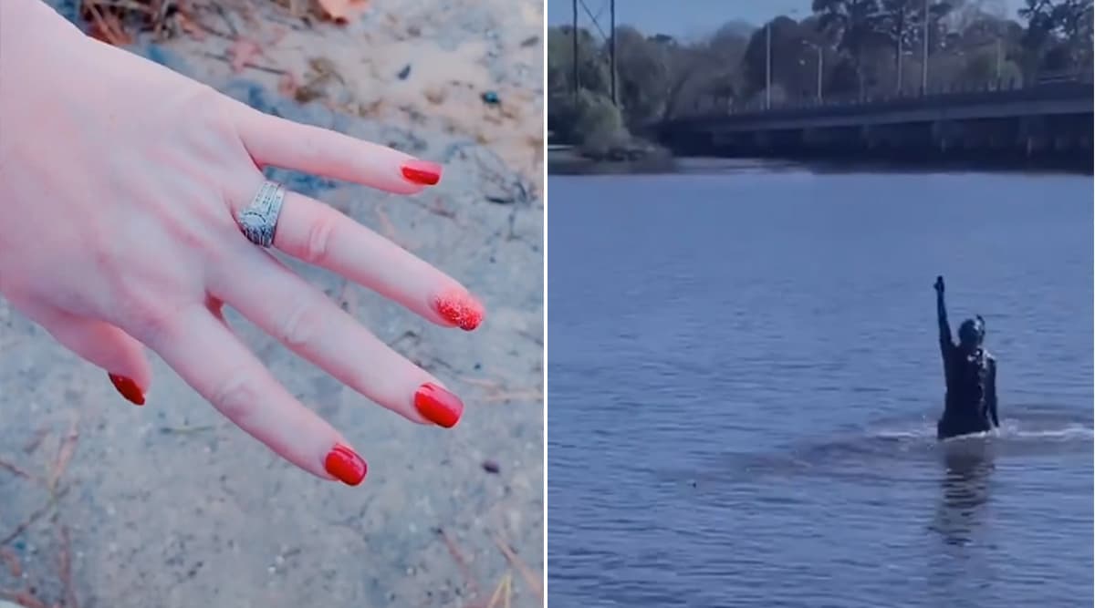 Scuba Diver, Jake Koehler Finds Diamond Ring That a TikTok User Threw Away in River After Husband Cheated on Her (Watch Videos) Scuba Diver, Jake Koehler Finds Diamond Ring That a TikTok User Threw Away in River After Husband Cheated on Her (Watch Videos)