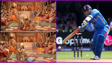Virender Sehwag Shares Angad Funny Meme As DD National Reruns Ramayan, Former Cricketer Says That’s How He Was Inspired to Limit His Foot Movement While Batting