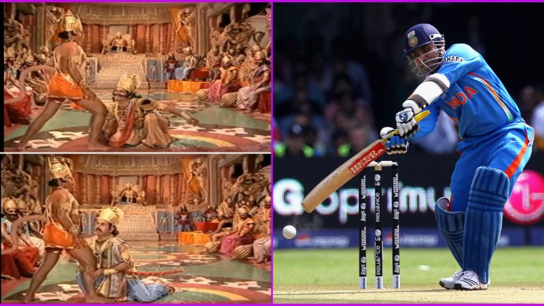 Virender Sehwag Shares Angad Funny Meme As DD National Reruns Ramayan, Former Cricketer Says That’s How He Was Inspired to Limit His Foot Movement While Batting