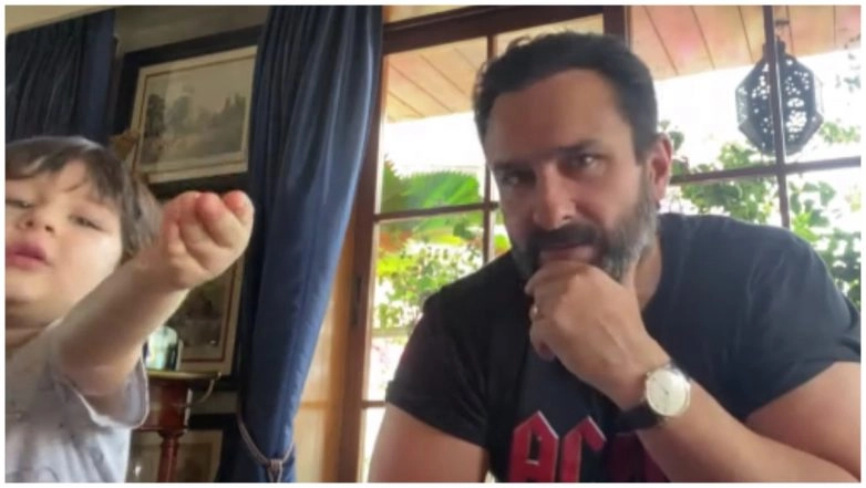Taimur Interrupts Dad Saif Ali Khan's Interview Again 