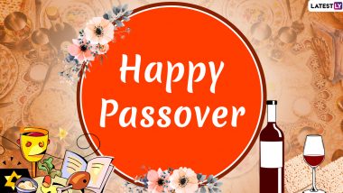 Happy Passover 2020 Greetings: HD Images, WhatsApp Stickers, Pesach Wishes and Facebook GIF Messages to Send on This Jewish Festival