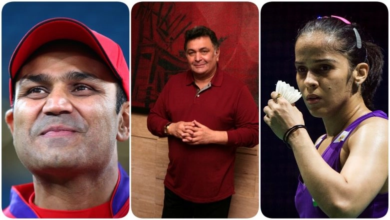 Rishi Kapoor Dies at 67: Anil Kumble, Virender Sehwag, Sania Mirza, Saina Nehwal & Others Post Heartfelt Tributes 