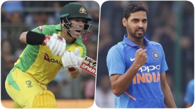 Bhuvneshwar Kumar Trolls Sunrisers Hyderabad Captain David Warner During Instagram Live Session (Watch Video)