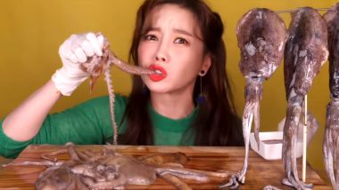 ASMR Mukbang YouTuber Ssoyoung Eats Live Octopus and Other Sea Animals; Receives Backlash, Critics Call Her ‘Cruel’ (Watch Videos)