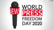 World Press Freedom Day 2020 Images: Press Freedom Photos,&nbsp;HD Wallpapers & GIF Images to Send to Your Journalist Friends, Media Colleagues And Others on This Day