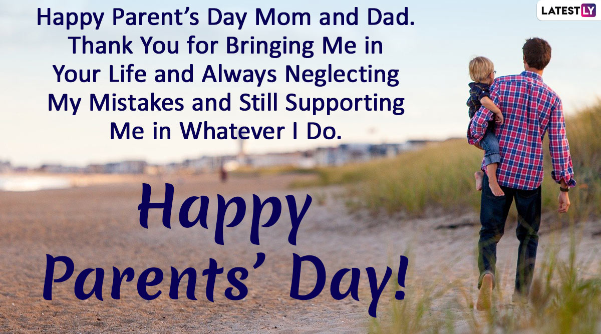 Parents’ Day 2020 Messages and HD Images: WhatsApp Stickers, Wishes ...