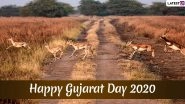 Happy Gujarat Day 2020 HD Images and Wishes: Send Gujarat Sthapana Divas WhatsApp Stickers, Facebook Messages, GIF Greetings and Wallpapers on May 1