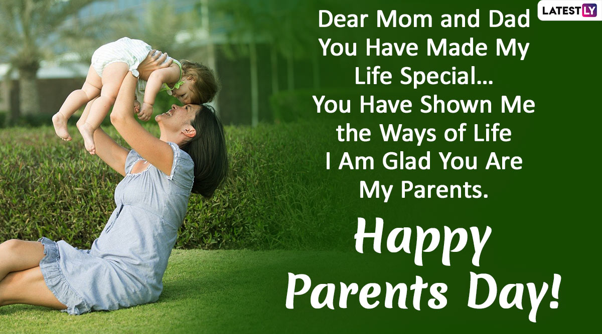 Parents’ Day 2020 Messages and HD Images: WhatsApp Stickers, Wishes ...