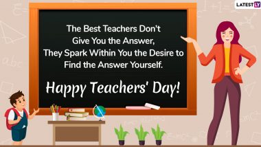 US Teacher Appreciation Week 2020 Wishes: WhatsApp Messages, Facebook Images, GIF Greetings to Thank the Educators on National Teachers’ Day