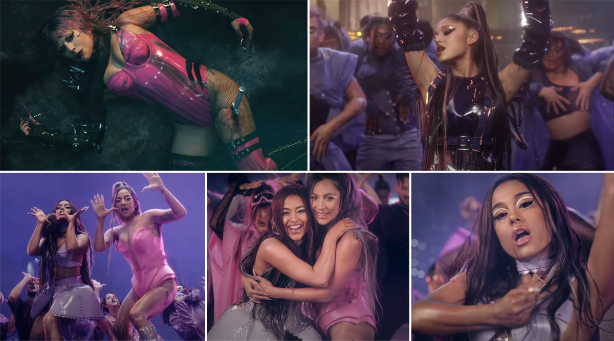 Rain On Me Music Video Lady Gaga And Ariana Grande Team Up For Some Futuristic Fun In This Foot Tapping Track And Fans Can T Get Enough Of The Queens Latestly