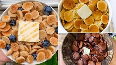 'Pancake Cereal' Is the Latest Fusion Food Trend Going Viral on Instagram amid Lockdown! Here's How You Can Try This Easy Recipe with Minimum Ingredients