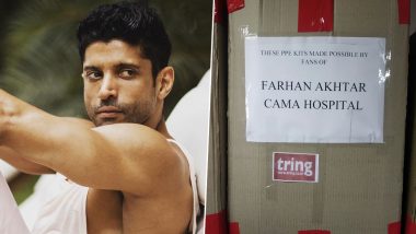 Farhan Akhtar Slammed by Netizens for Displaying His Name on PPE Kits Consignment for COVID-19 Charity