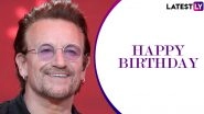 Bono Birthday Special: 7 Greatest Songs By the U2 Frontman That Are Timeless Hits (Watch Videos)