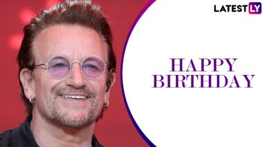 Bono Birthday Special: 7 Greatest Songs By the U2 Frontman That Are Timeless Hits (Watch Videos)