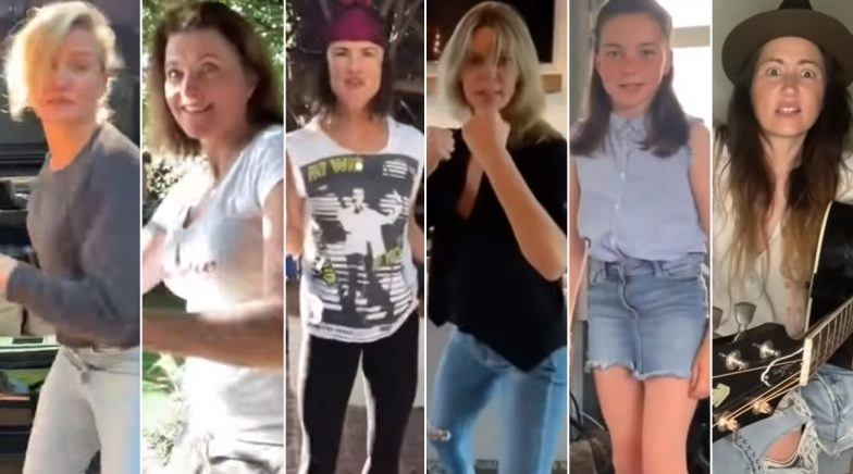 Cameron Diaz Joins Zoe Saldana, Scarlett Johansson and Others in Boss Bitch Fight Challenge (Video)