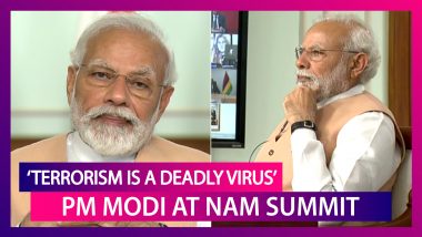 PM Narendra Modi At NAM Summit: Some Busy Spreading Deadly Viruses Like ‘Terrorism, Fake News’