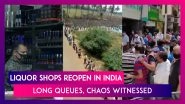 Liquor Shops Across Mumbai, Delhi & Bangalore See Massive Crowds As Shutters Opened After 42 Days