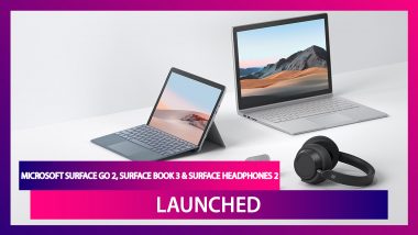 Microsoft Surface Book 3, Surface Go 2 & Surface Headphones 2 Announced; Check Prices, Variants, Features & Specifications